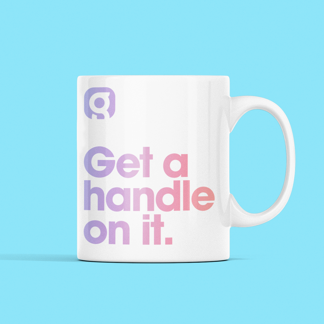 Get a handle on it! Mug - White