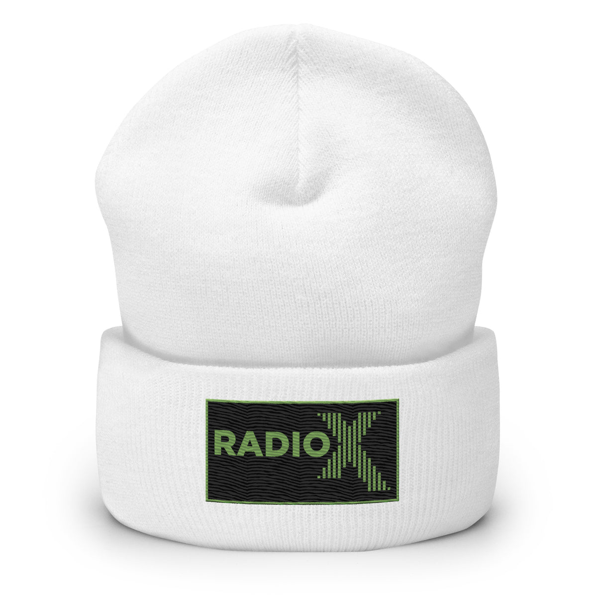 Radio X - Black/GreenCuffed Beanie