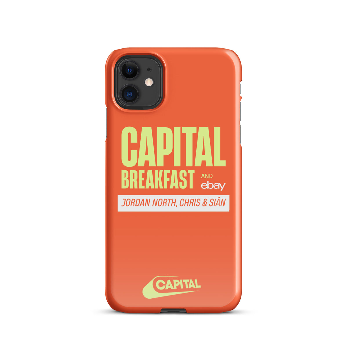 Capital Breakfast Orange Snap case for iPhone®