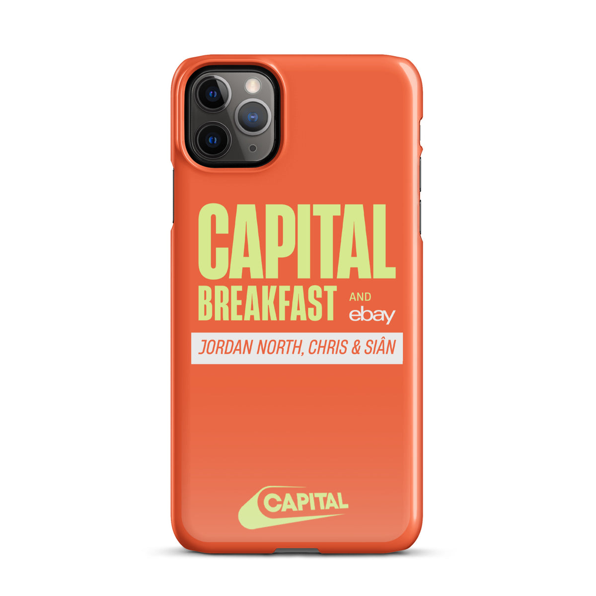 Capital Breakfast Orange Snap case for iPhone®