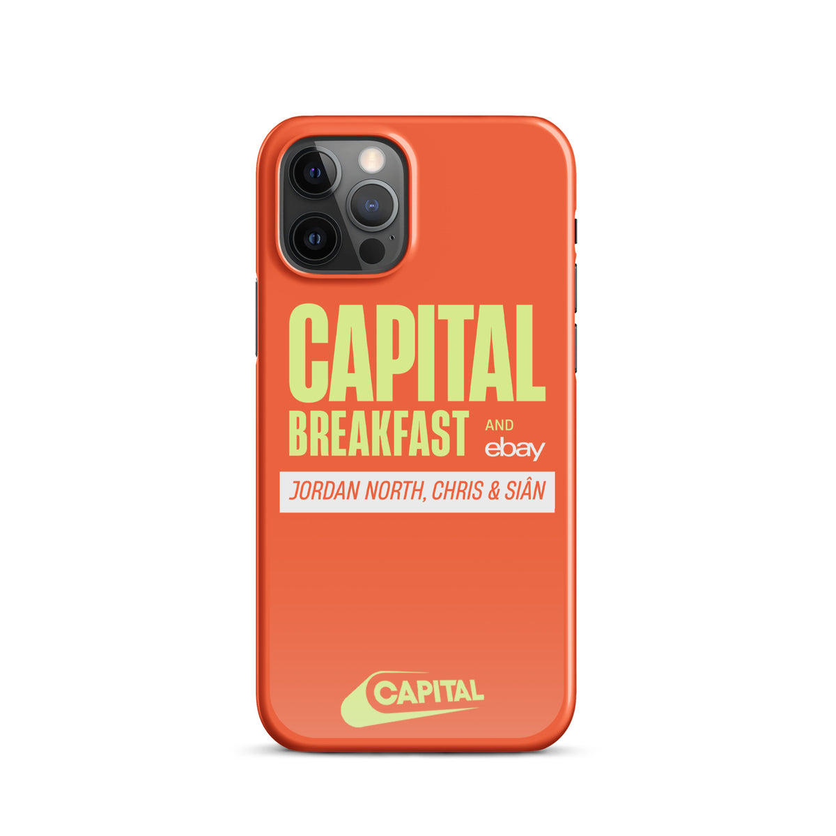 Capital Breakfast Orange Snap case for iPhone®