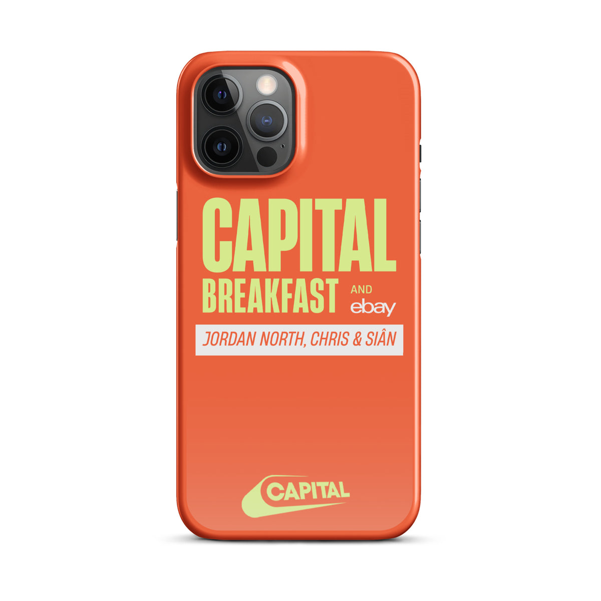 Capital Breakfast Orange Snap case for iPhone®