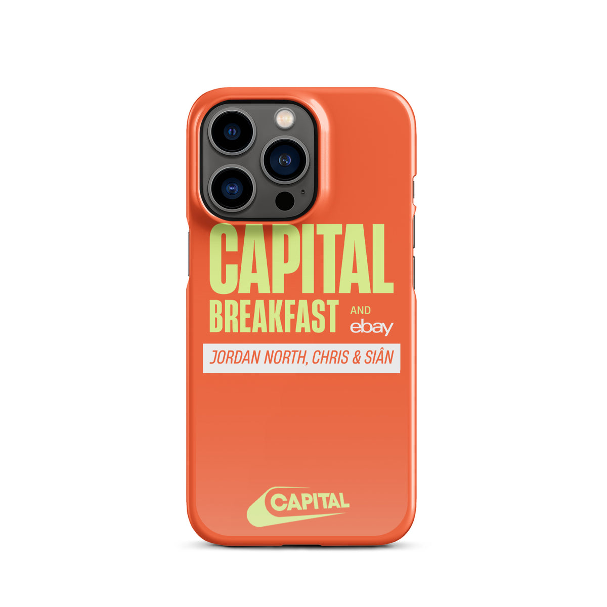 Capital Breakfast Orange Snap case for iPhone®