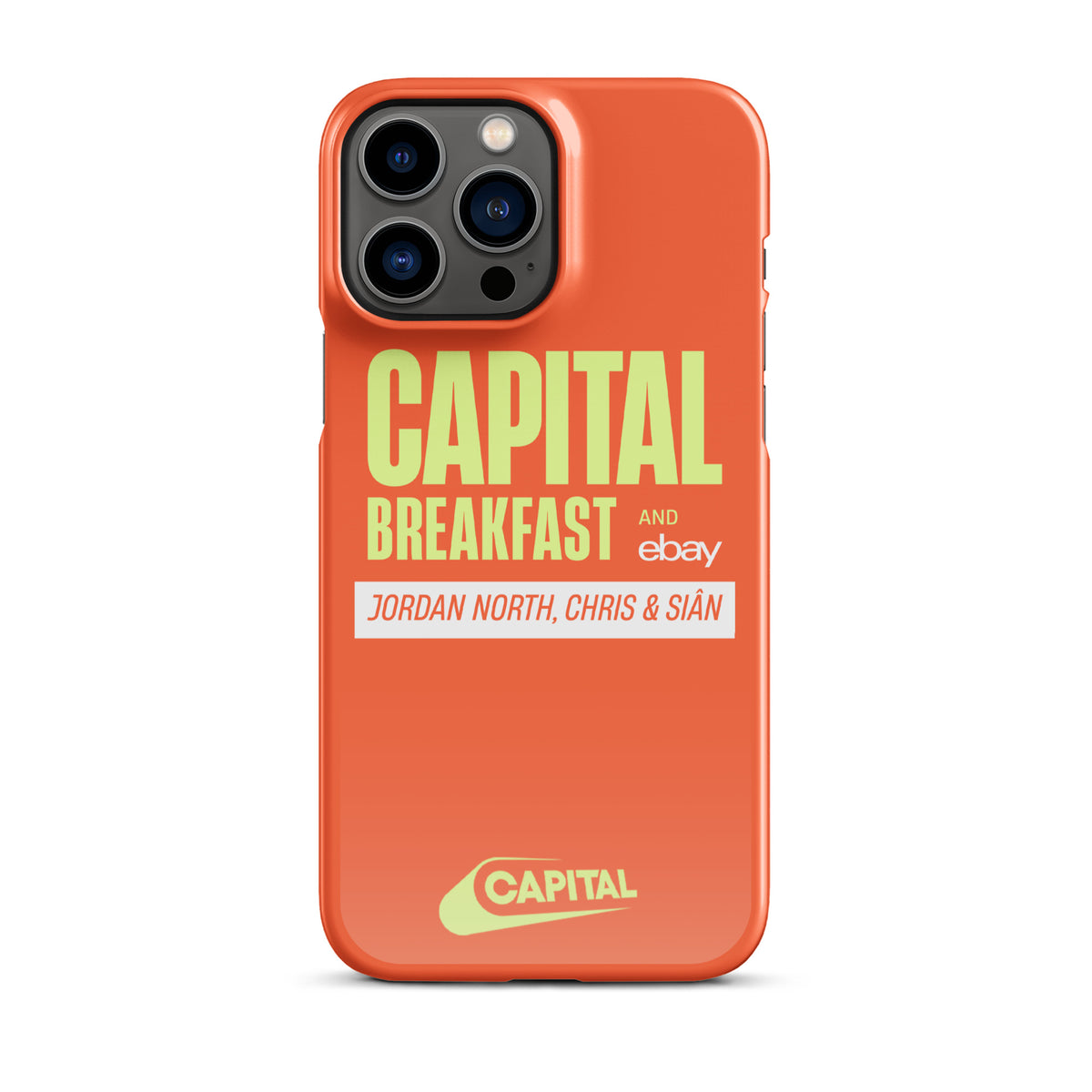 Capital Breakfast Orange Snap case for iPhone®