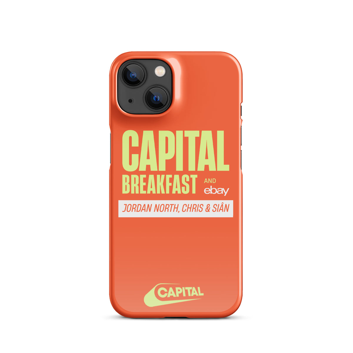 Capital Breakfast Orange Snap case for iPhone®