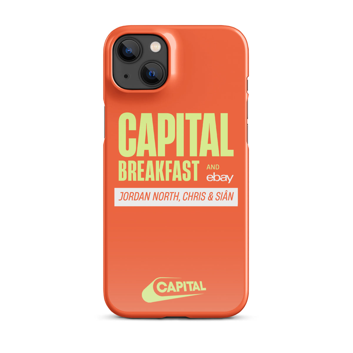 Capital Breakfast Orange Snap case for iPhone®