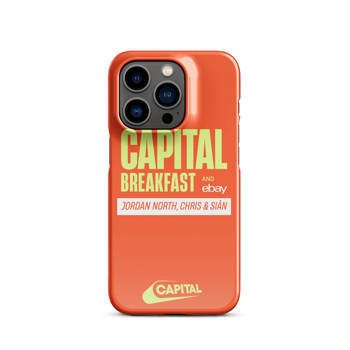 Capital Breakfast Orange Snap case for iPhone®