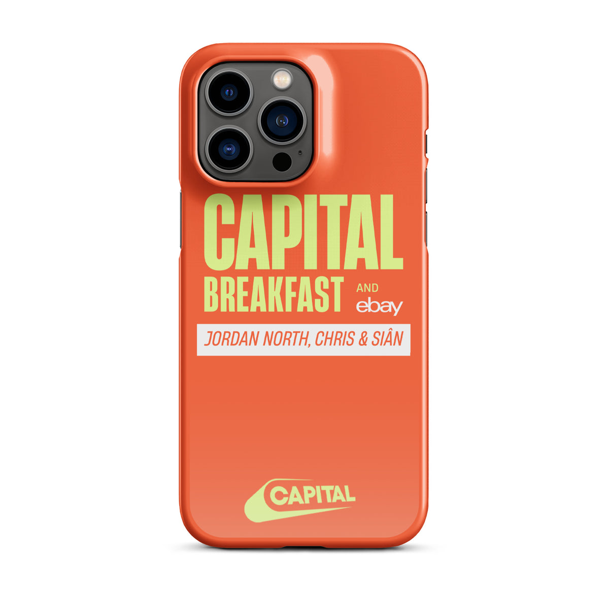 Capital Breakfast Orange Snap case for iPhone®