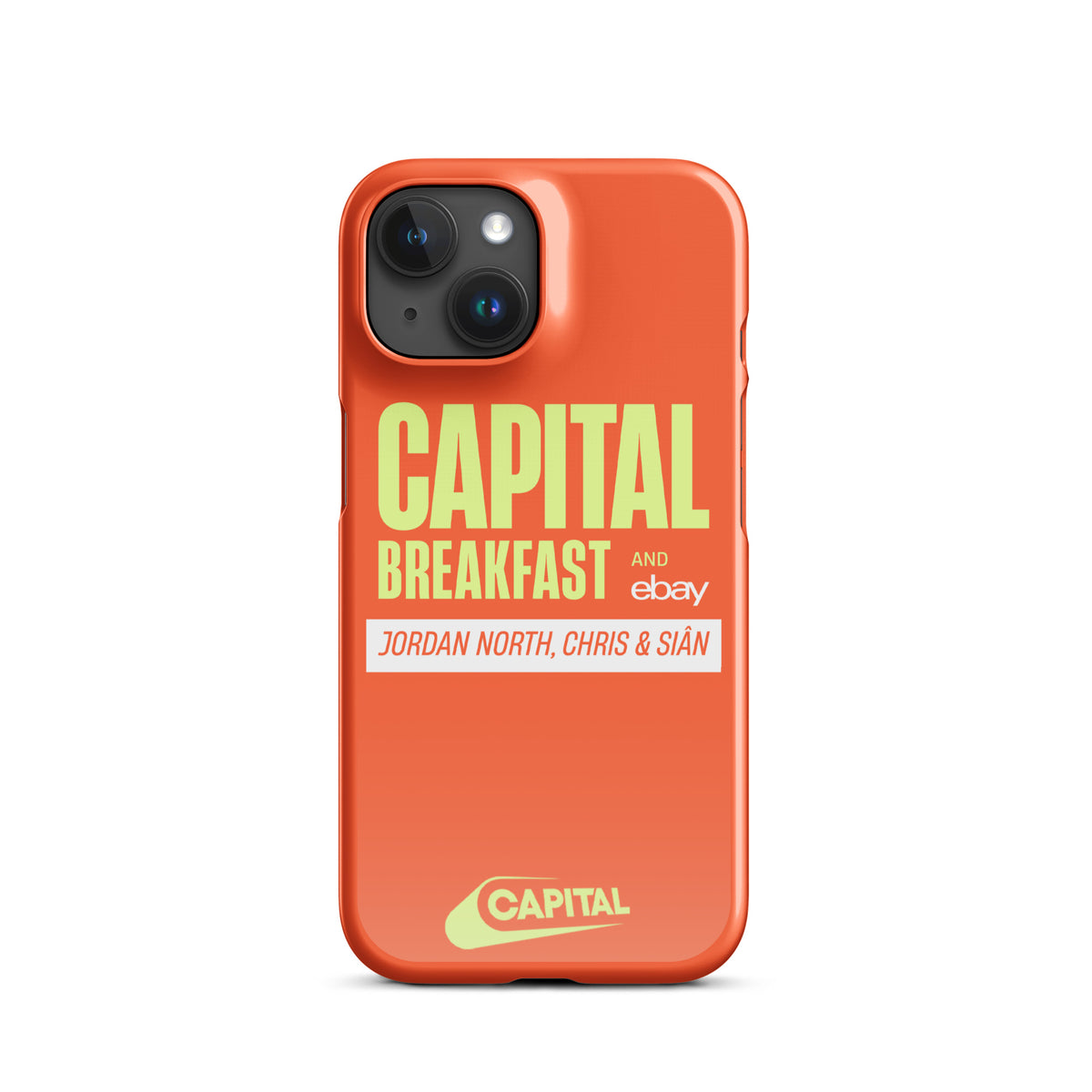 Capital Breakfast Orange Snap case for iPhone®