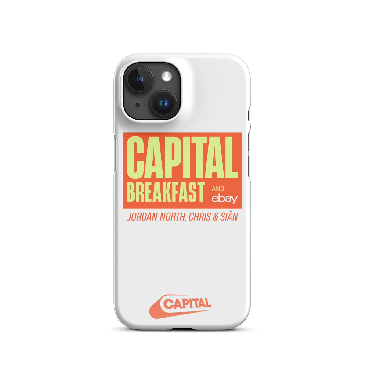 Capital breakfast White Snap case for iPhone®