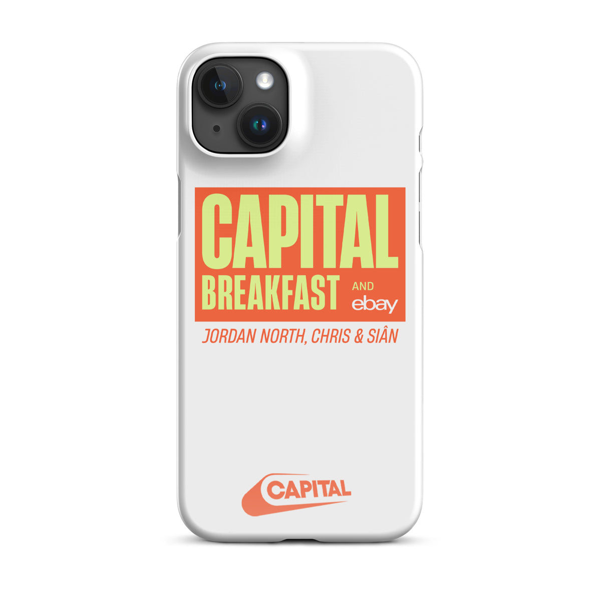 Capital breakfast White Snap case for iPhone®