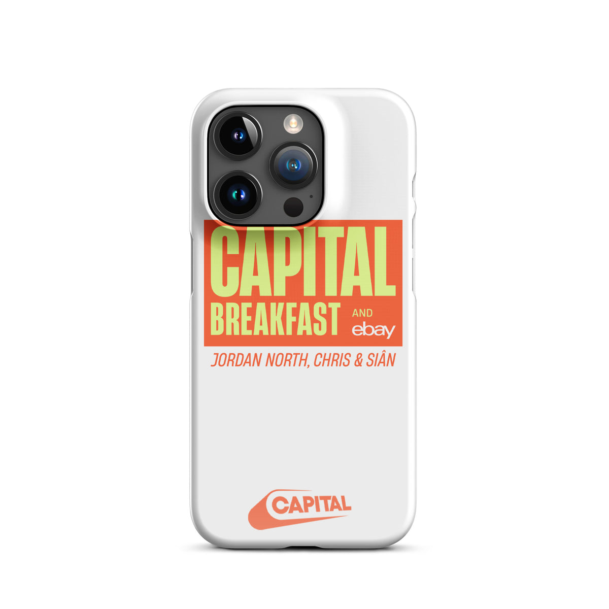 Capital breakfast White Snap case for iPhone®