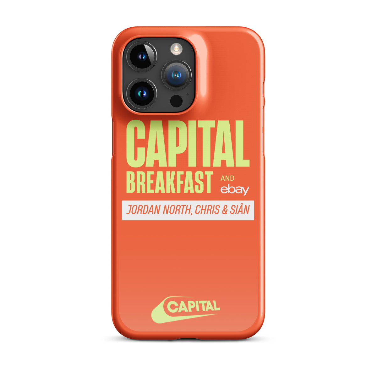 Capital Breakfast Orange Snap case for iPhone®