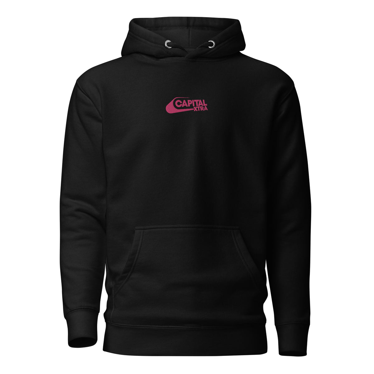 Capital XTRA (Pink Logo) Embroidered Unisex Hoodie