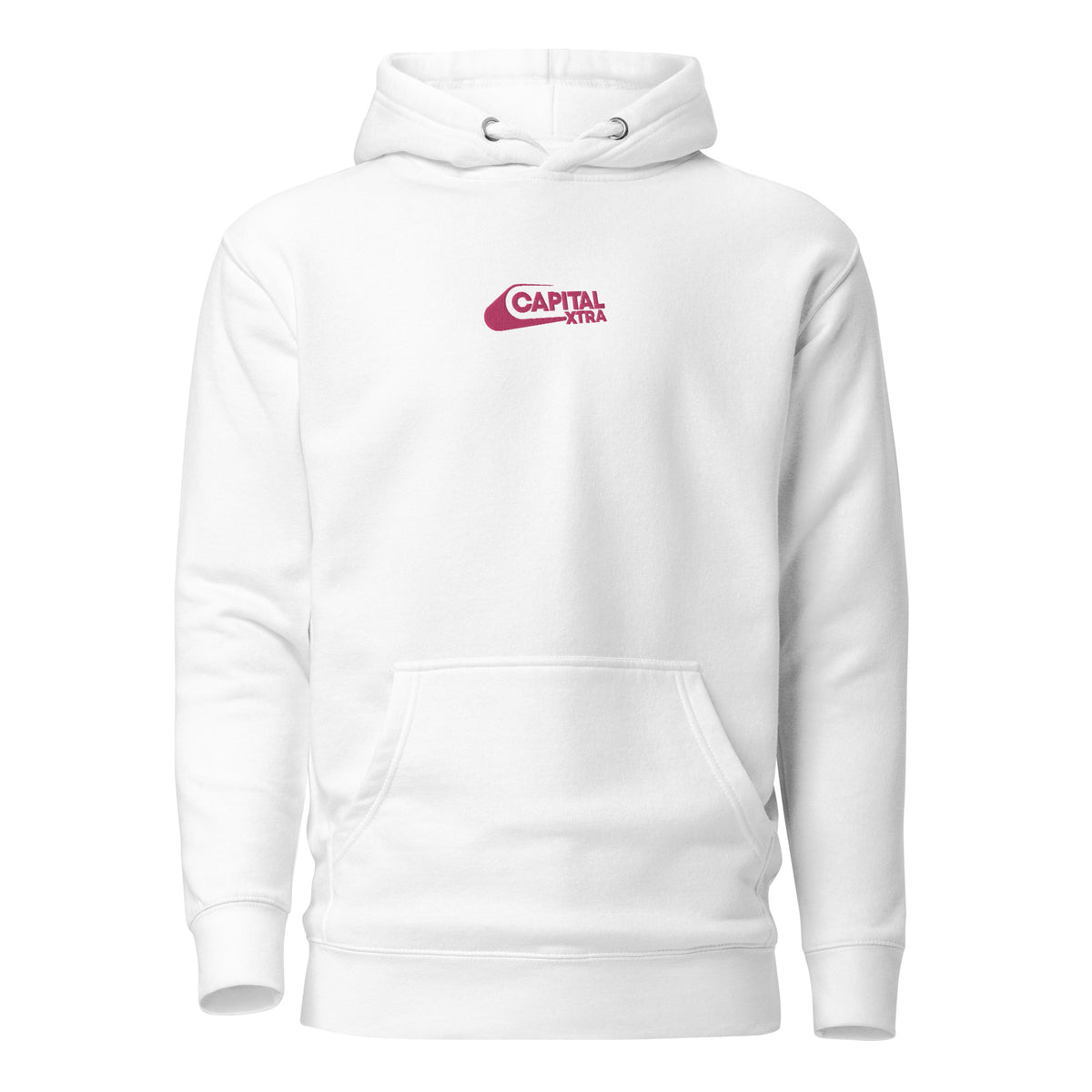 Capital XTRA (Pink Logo) Embroidered Unisex Hoodie