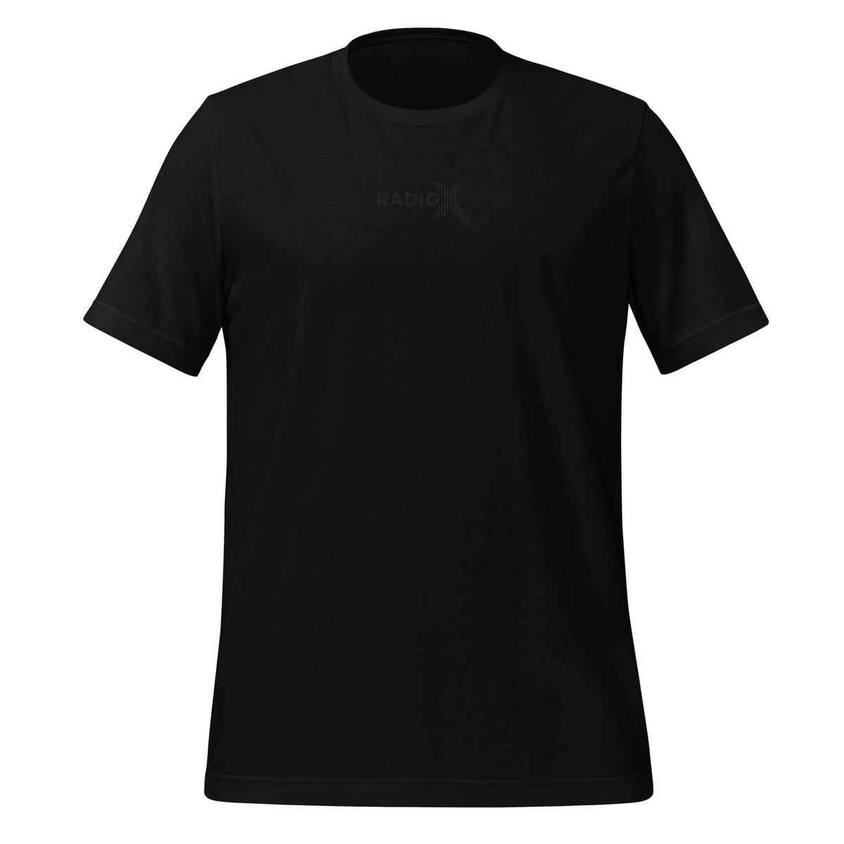 Radio X (Black logo) Embroidered Unisex T-Shirt