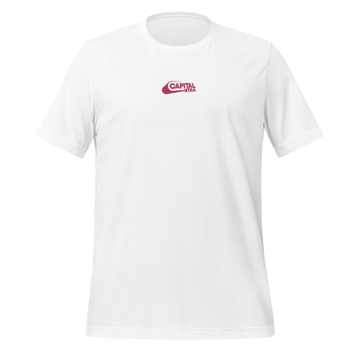 Capital XTRA (Pink Logo) Embroidered Unisex T-Shirt