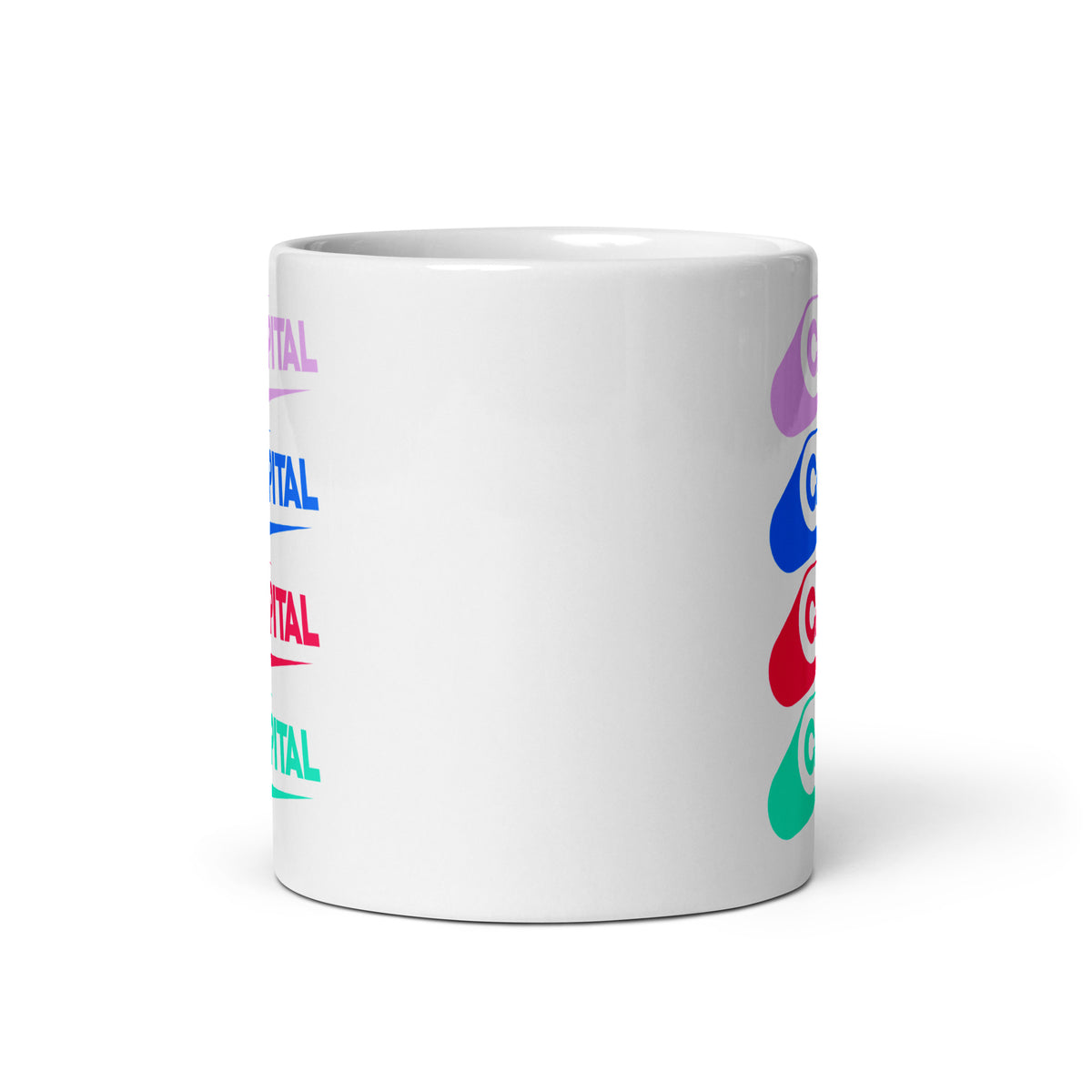 Capital Stack White Mug