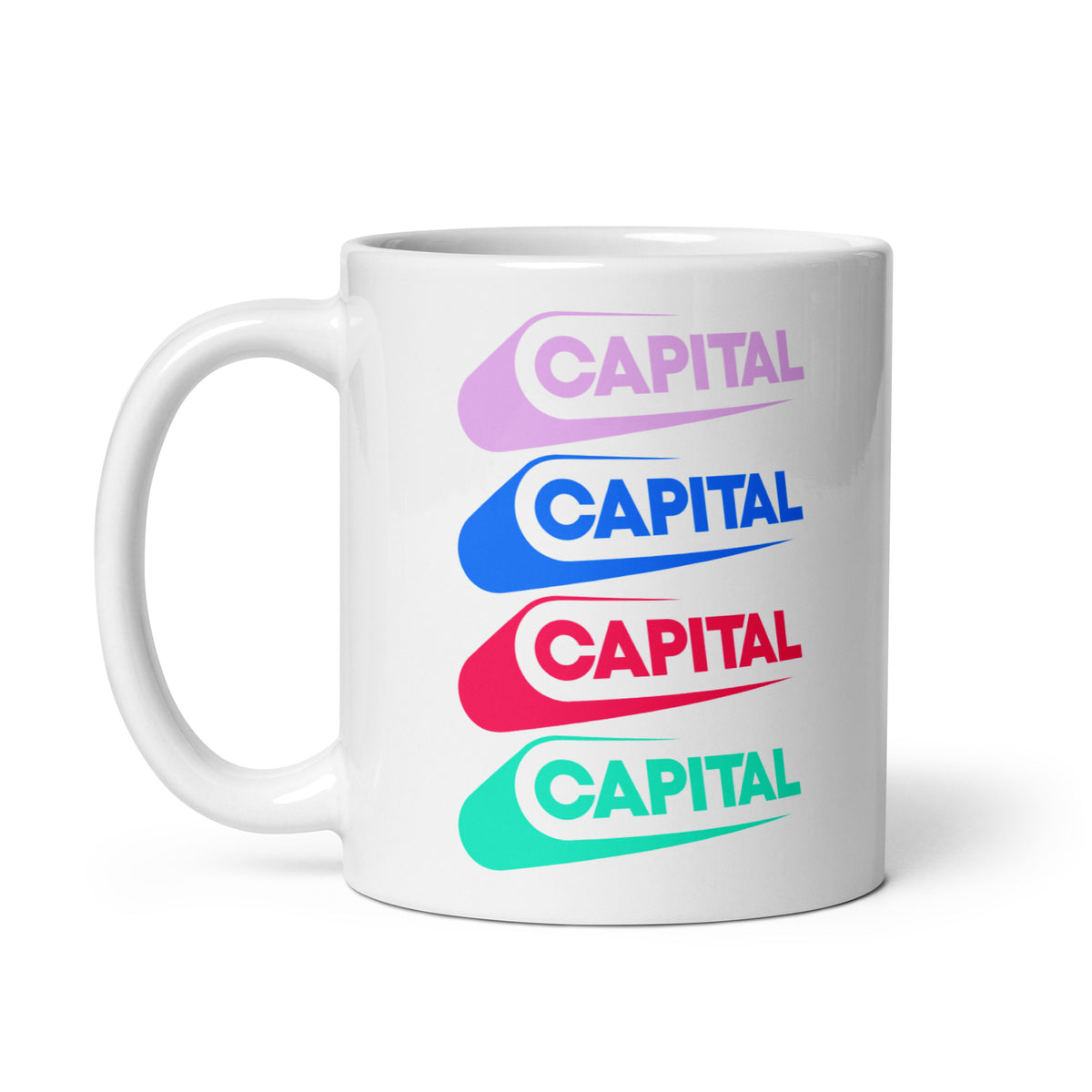 Capital Stack White Mug